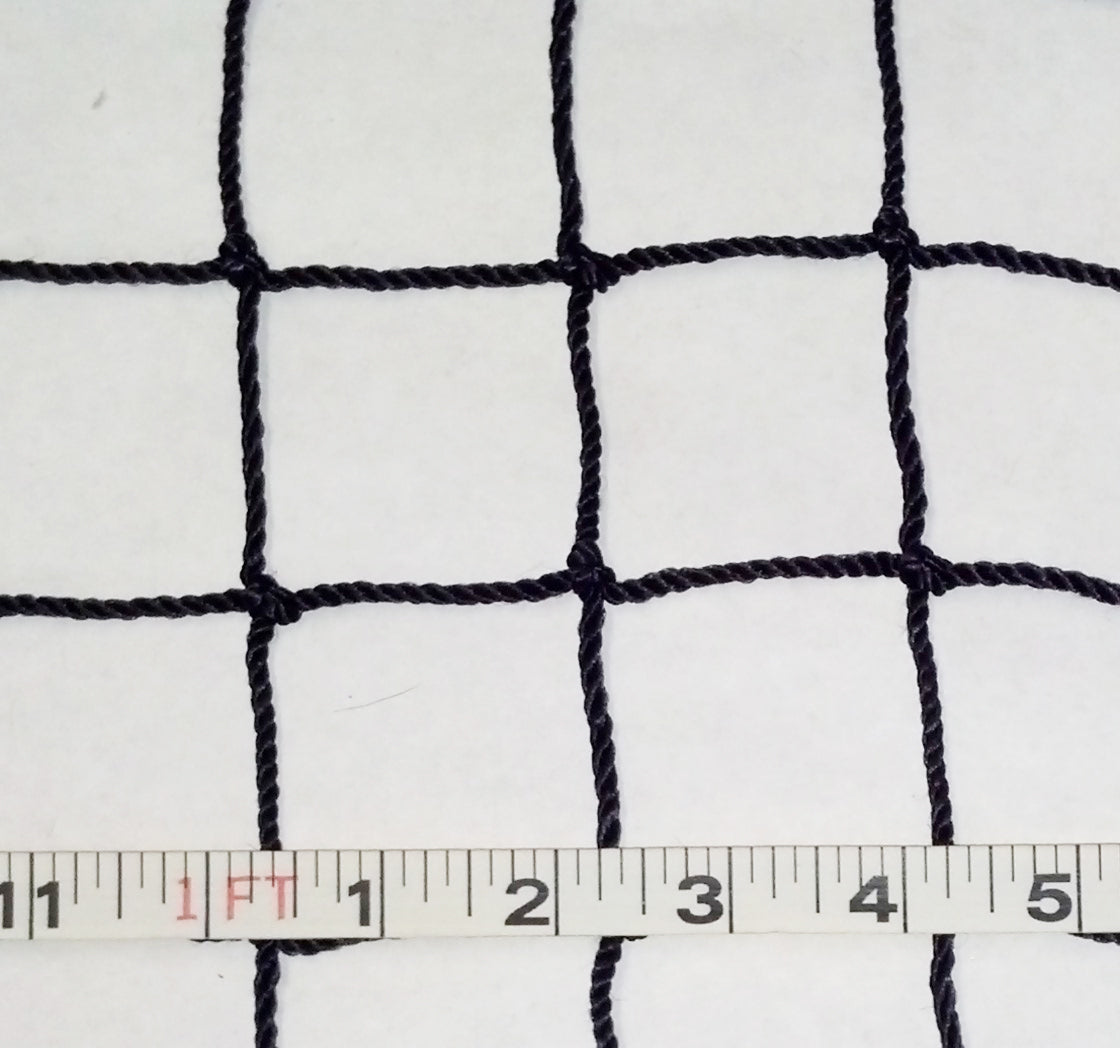 A white and black mesh fabric with a ruler