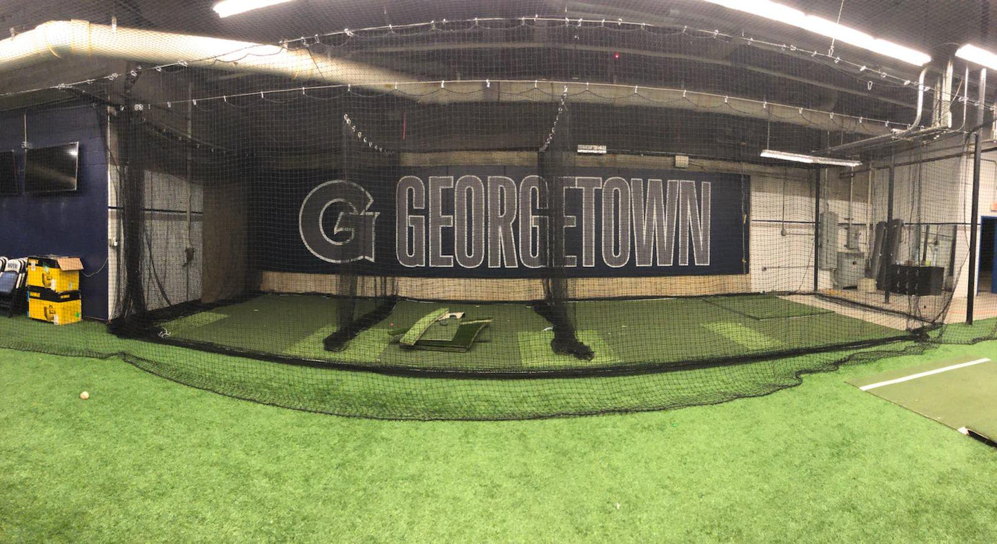 A baseball field with the name of georgetown on it.