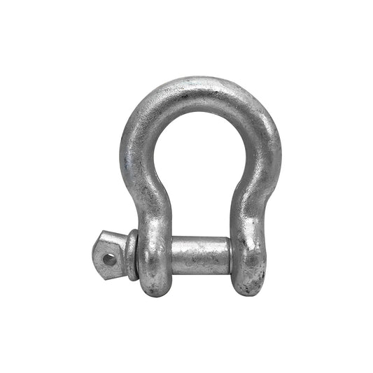 A close up of a shackle