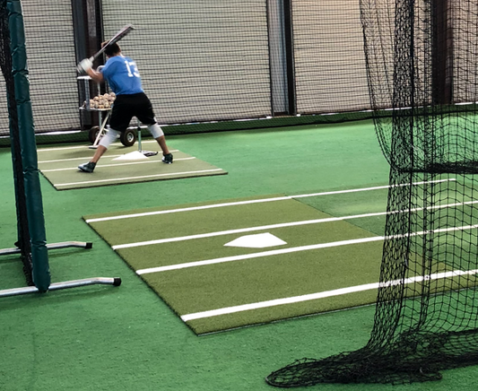 6 x 12 Batters Box Turf Mat (GREEN)