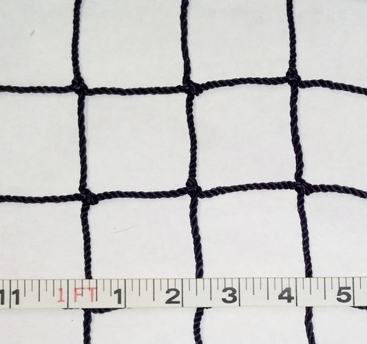 A white and black mesh fabric with a ruler